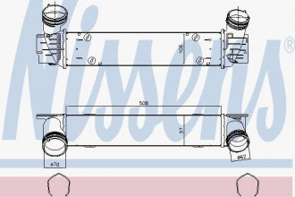Интеркулер, NISSENS, 96480