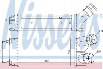 Интеркулер, NISSENS, 96584